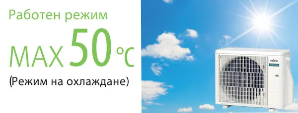 Инверторен климатик FUJITSU AIRSTAGE ASEH07KNCA / AOEH07KNCA, 7 000 BTU